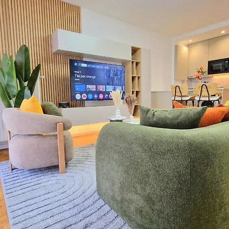 Apartmán T3 2 Lits Terrasse Parking Centre St-etienne Saint-Etienne (Loire)